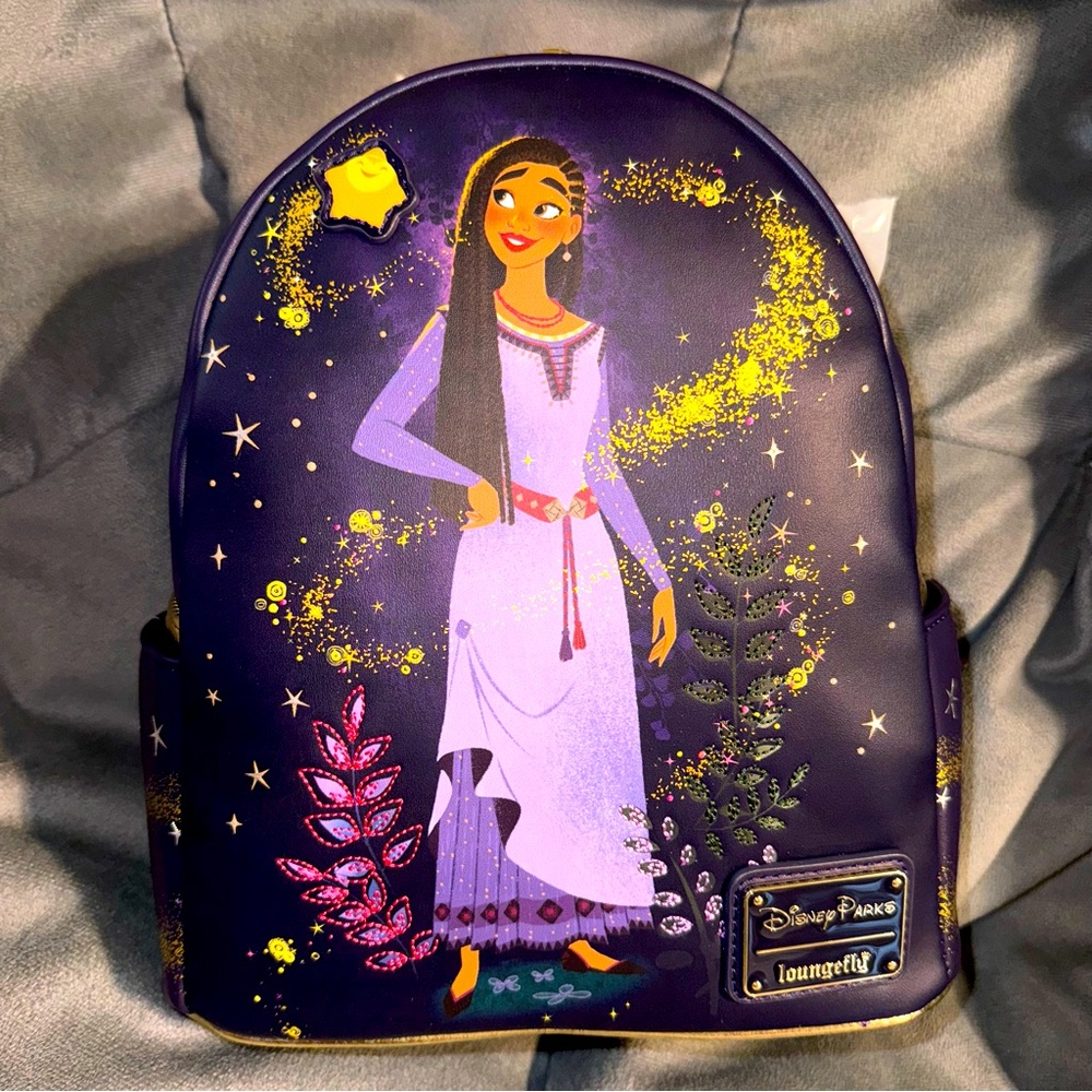 Loungefly Disney Parks Purple Mini Bag